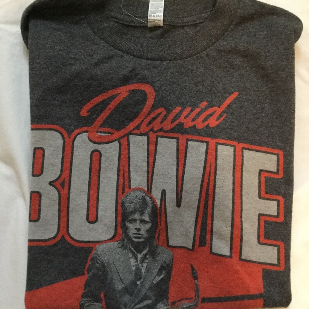 vintage david bowie graphic tee